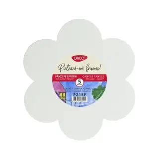 Panza pictura pe carton Model floare Set 5, Daco