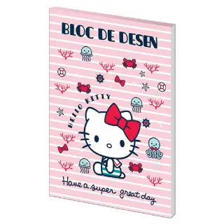 Bloc desen A4 160g 16 file Hello Kitty