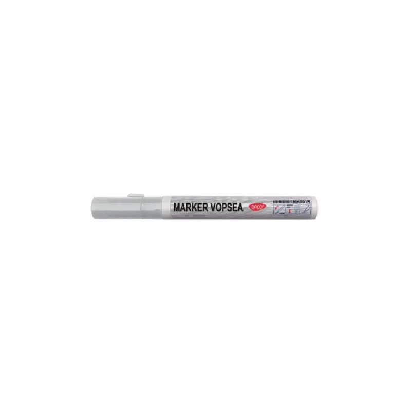Marker Vopsea Daco, Alb (MK501W)