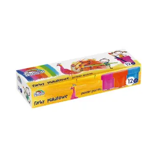 Culori tempera guase 12 culori/set x 20ml
