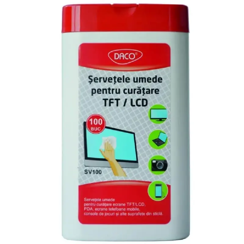Servetele pentru curatare ecran TFT/LCD DACO