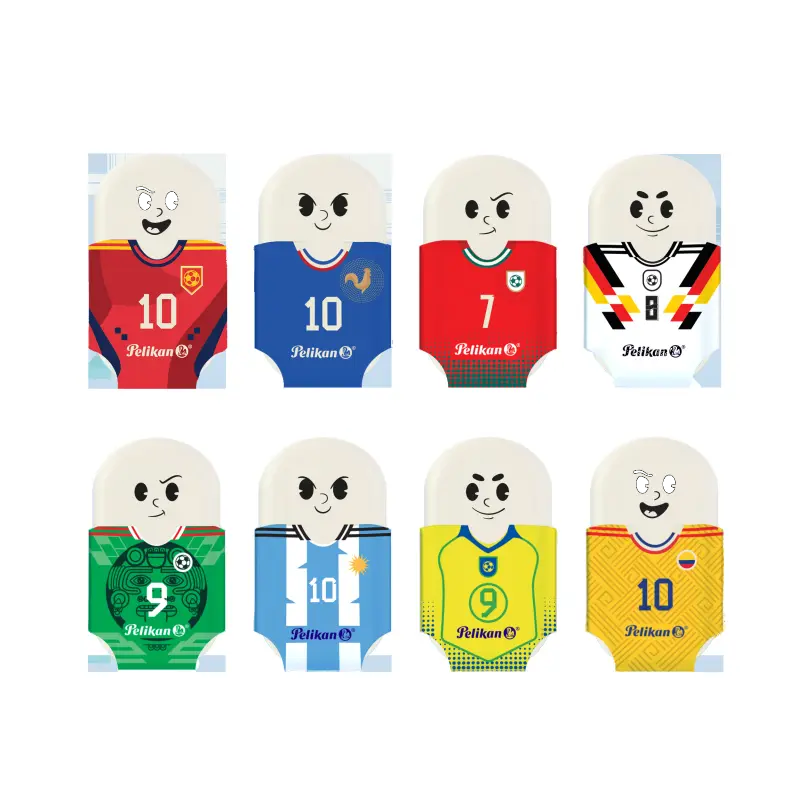 Radiera Squeeezy Sports Motive Asortate FOTBAL