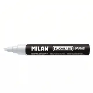 Marker pentru sticla Fluoglass Milan Alb