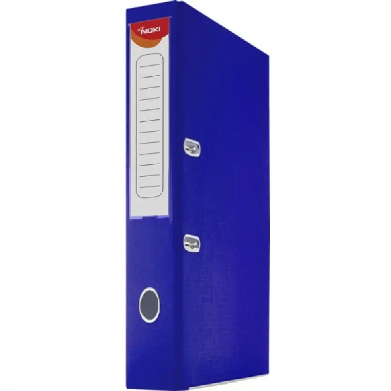 Biblioraft plastifiat 50 mm NOKI Albastru