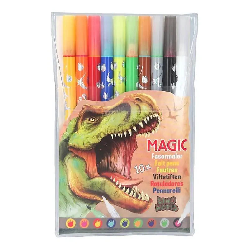 Carioci Magic Marker Set 10 bucati Dino World