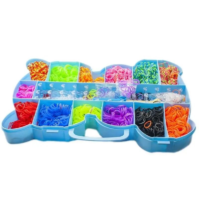 Set creativ elastice, 3200 piese, Ursulet