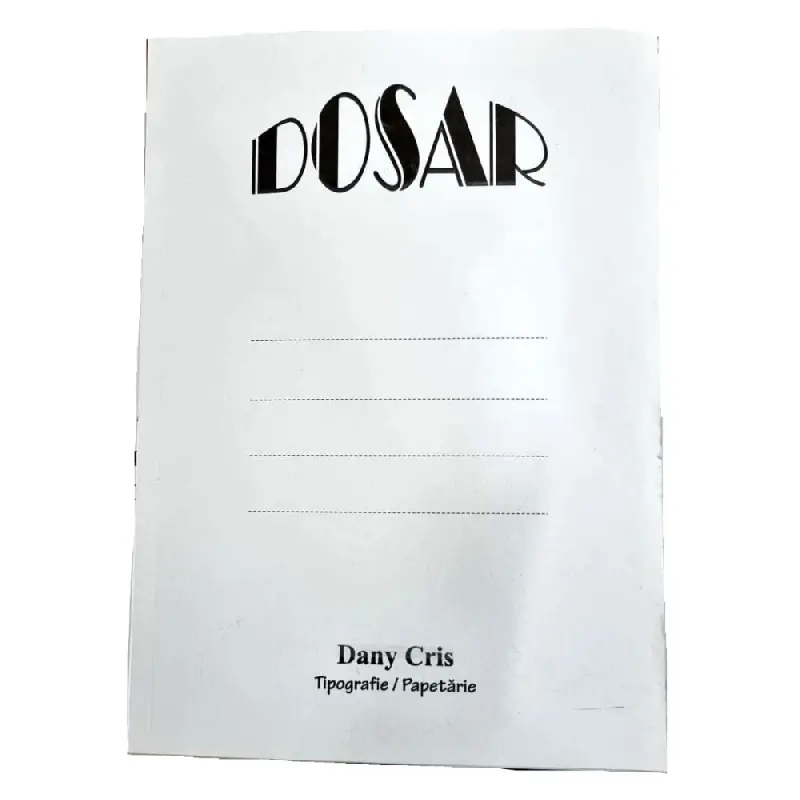 Dosar cu sina carton alb