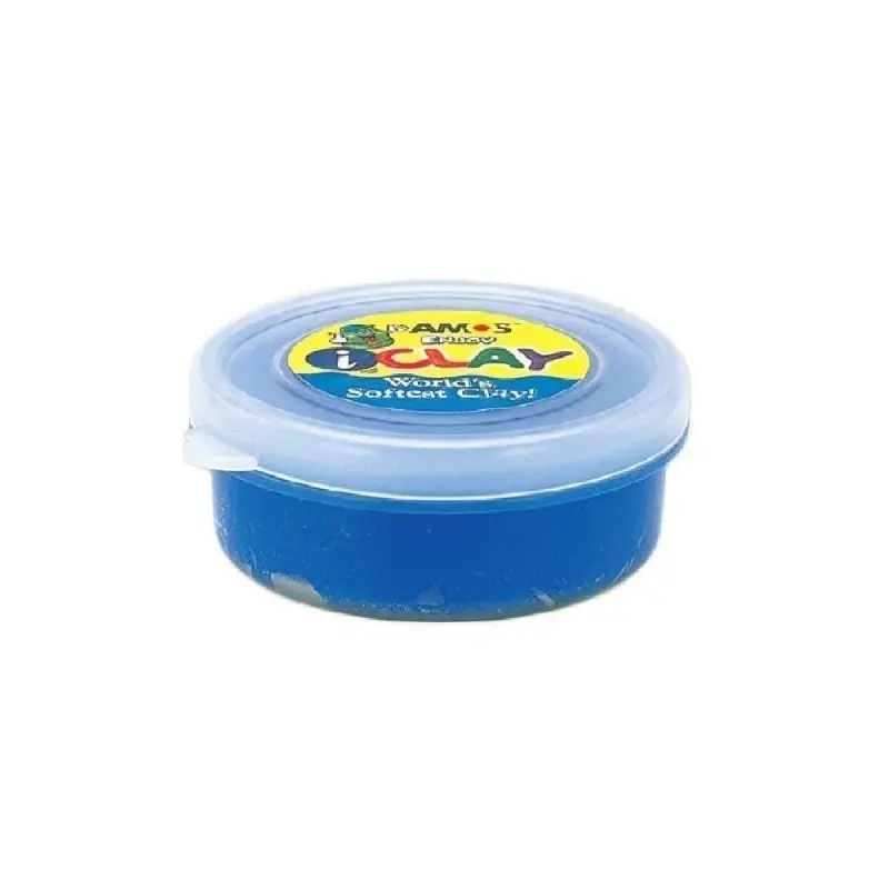 Plastilina iClay Amos, 18g/cutie, albastru