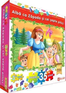 PUZZLE - 35 PS.ALBA CA ZAPADA SI CEI SAPTE PITICI
