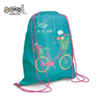 Sac sport, 46x35.5 cm, LET'S GO FOR A RIDE - S-COOL