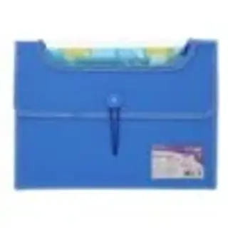 Mapa Strigo Plastic Extensibil A4, 6 Compartimente, albastru SF102