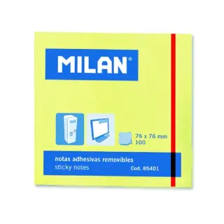 Bloc notes adeziv 76x76 galben pal