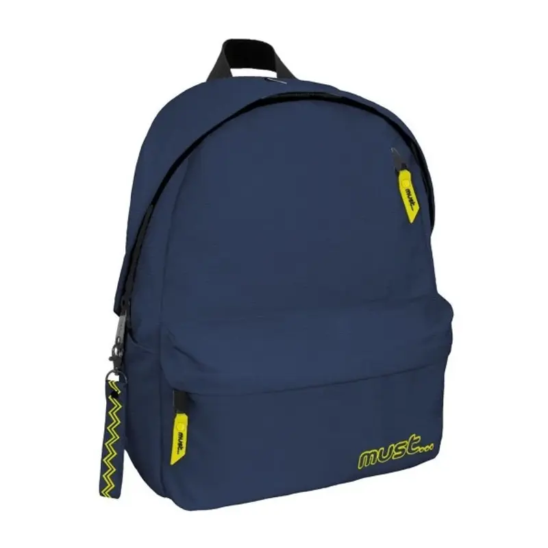 Ghiozdan Must, 4 compartimente, 32x17x42 cm, navy blue