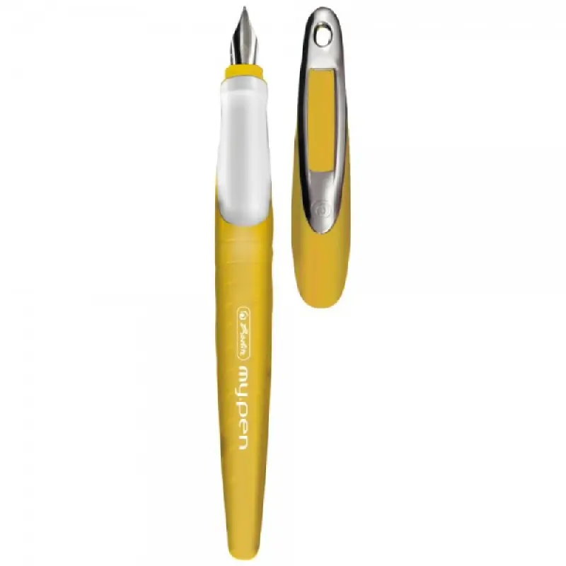 Stilou My.Pen Pentru Stangaci Penita L Galben Mustar
