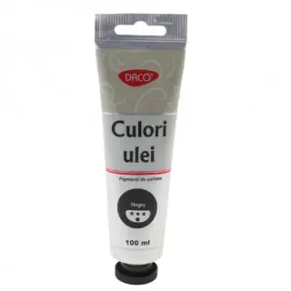 Culori ulei, 100 ml Negru