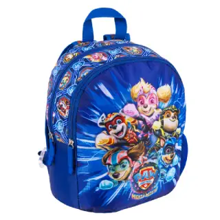 Ghiozdan St.Majewski Paw Patrol, 30cm, gradinita, 2 compartimente, albastru