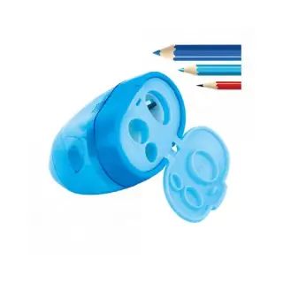Ascutitoare Keyroad Tris Jumbo, plastic 3 orificii, cu rezervor