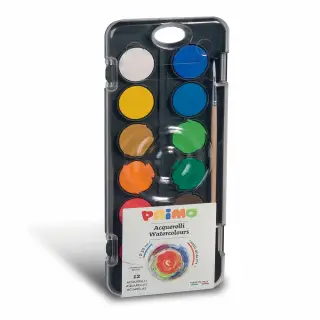 Acuarele Morocolor Primo, 12 culori