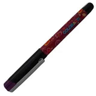 Roller Colorarte, 0.7mm, clips metalic, model pentru fete