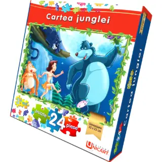 Puzzle 24 piese - Cartea Junglei 33x23 cm