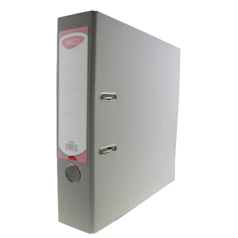 Biblioraft plastifiat 75 mm daco gri