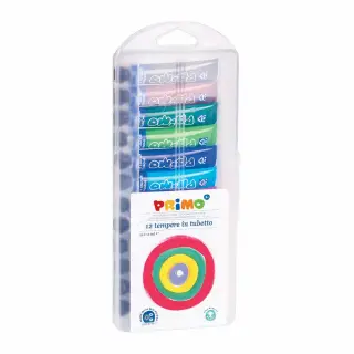 Tempera Morocolor Primo, 12 ml, 12 culori/cutie