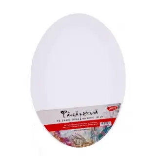 Panza pictura pe sasiu oval 46X65CM