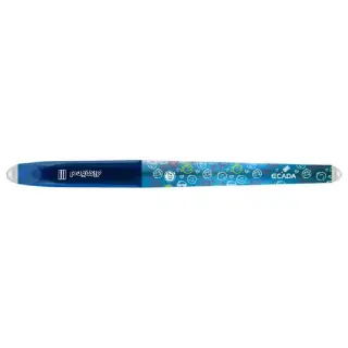 Pix Ecada Cu Gel si Radiera Disparel 3 Albastru 83505A