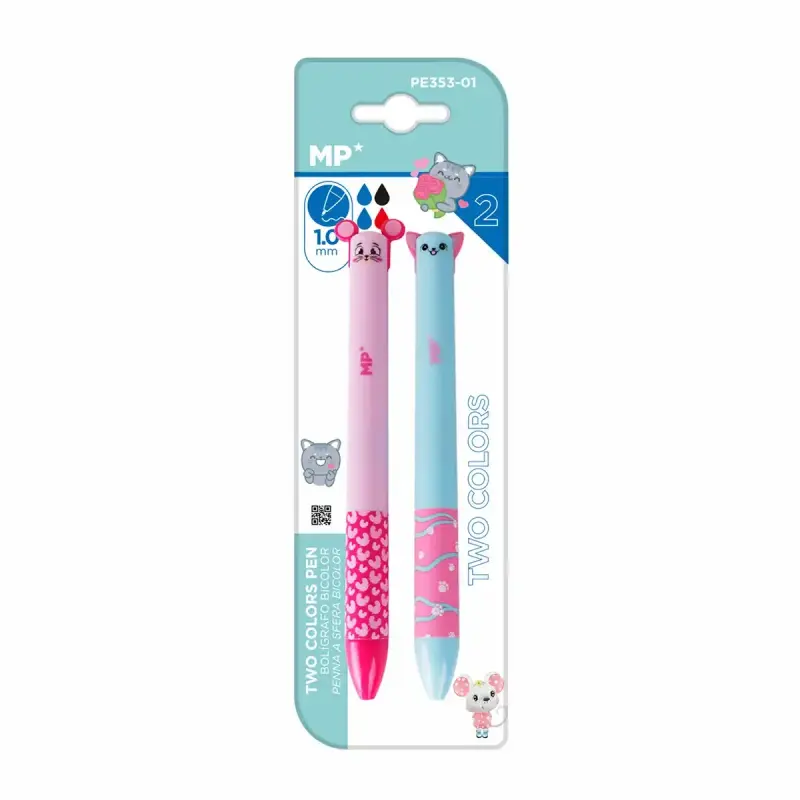 Set pixuri Main Paper, 2 culori pisica si soarece blister