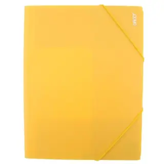Mapa plastic cu elastic A4 Galben DACO