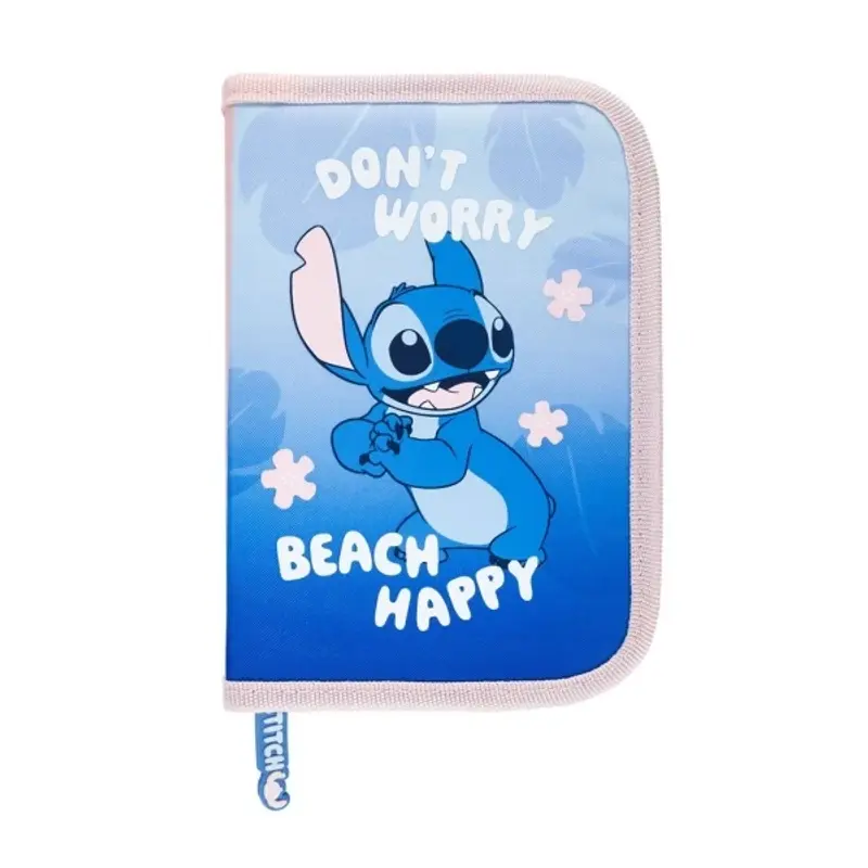 Penar neechipat St.Majewski Stitch, 1 fermoar, 2 extensii, blue/roz