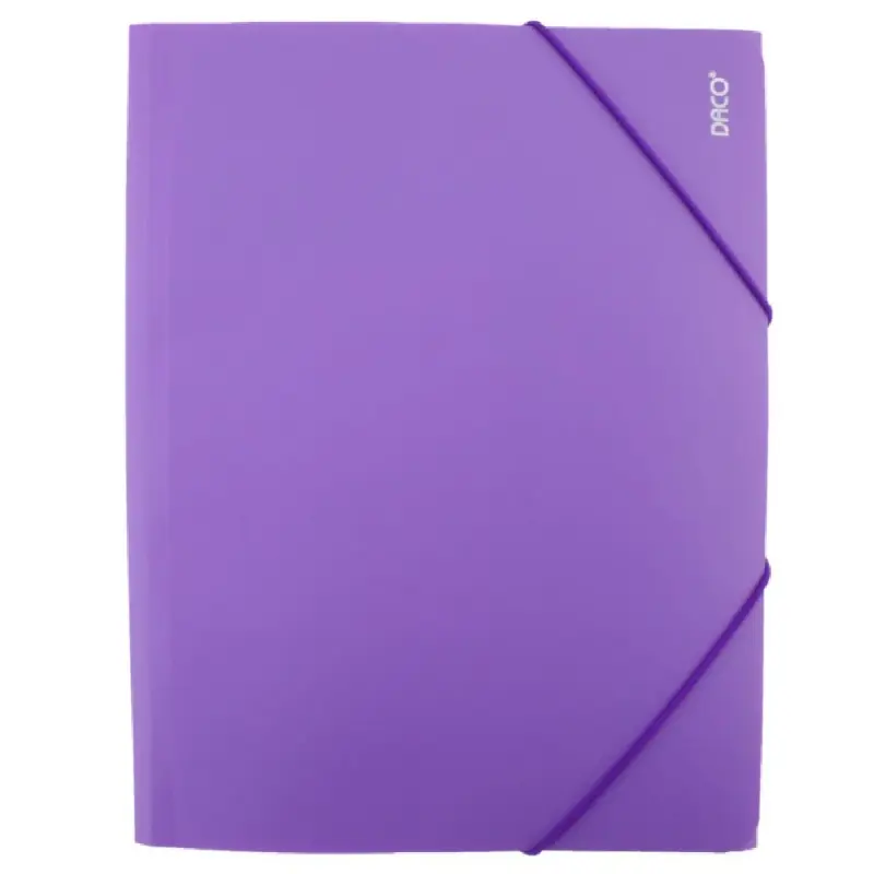 Mapa plastic cu elastic A4 Mov DACO
