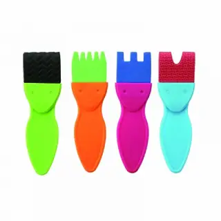 Pensula Keyroad Baby line, pentru modelaj, set 4 buc