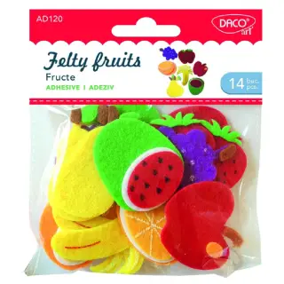 Accesorii craft - AD120 fructe pasla autoadeziva DACO