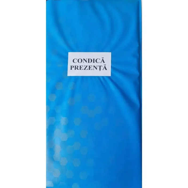 Condica prezenta cartonata, coperta PVC 1/2 A4