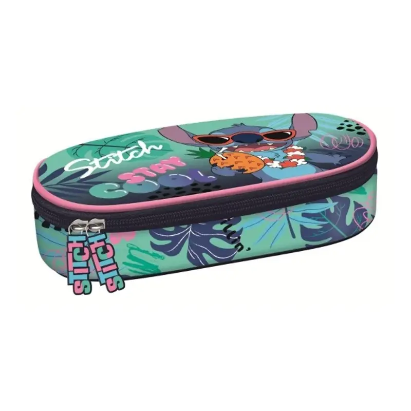 Penar neechipat St.Majewski Stitch, 1 fermoar, albastru/verde pastel, oval