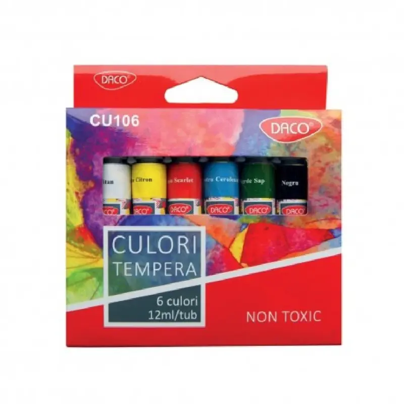 Culori tempera 6 culori