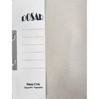 Dosar incopciat 1/2, carton alb