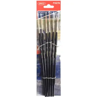 Pensule set 6 par sintetic varf lung