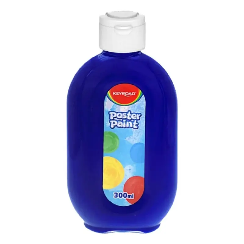 Culori tempera Keyroad, 300ml,ALBASTRU