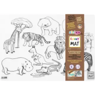 Plansa Funny Mat reutilizabila - Animale Salbatice
