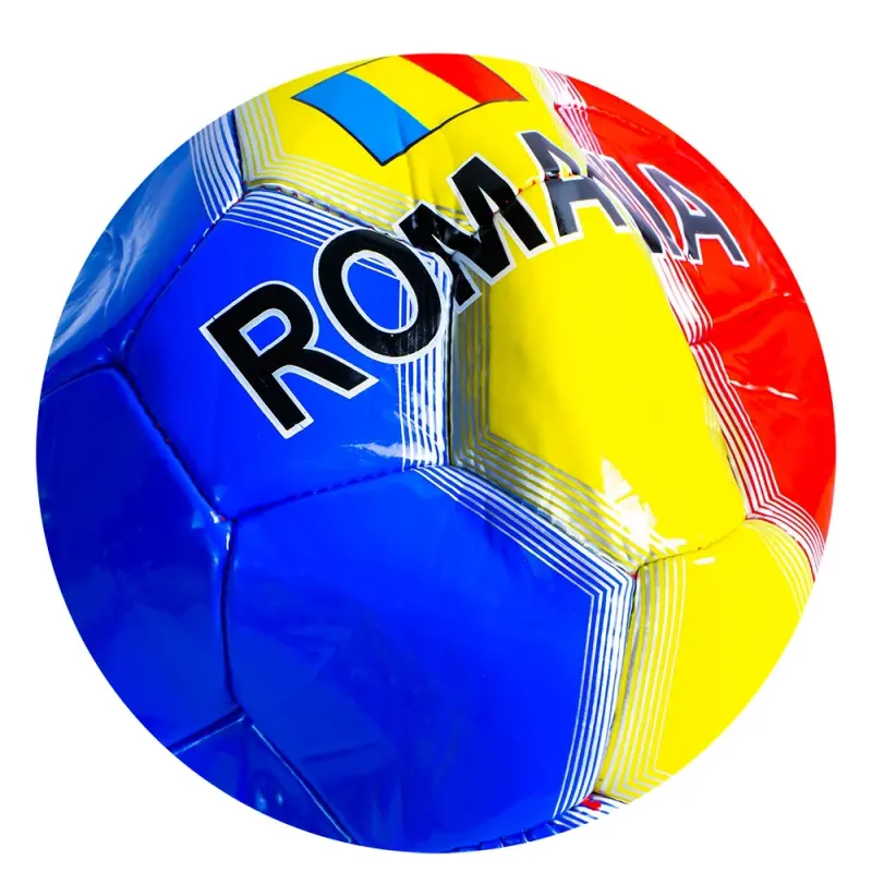 Minge fotbal PVC, Romania, Nr. 5