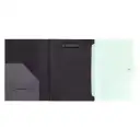 Mapa Strigo PP, A4, 13 compartimente, inchidere cu elastic, clips metalic, menta SF051 2