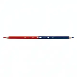 Creion bicolor Rosu/Albastru Milan set/12