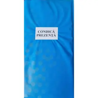Condica prezenta cartonata, coperta PVC 1/2 A4