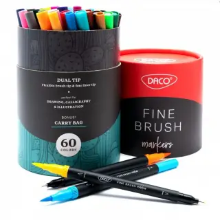 Pix Daco Liner 60 culori Fine Brush