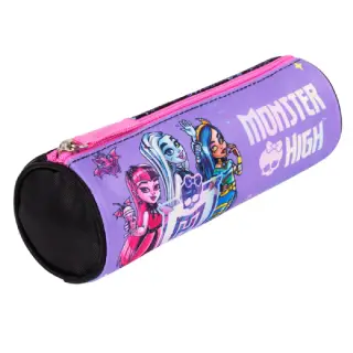 Penar neechipat St.Majewski Monster high, 1 fermoar, negru cu mov, cilindric