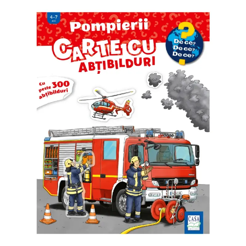 Pompierii – Carte cu abțibilduri