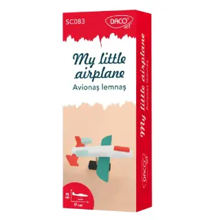Set creativ - SC083 Avionaș lemnaș
