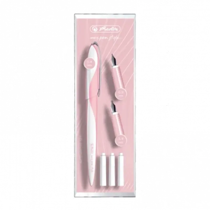 STILOU CALIGRAFIE MY.PEN STYLE 3 PENITE 0.9/1.4/1.9 ROZ